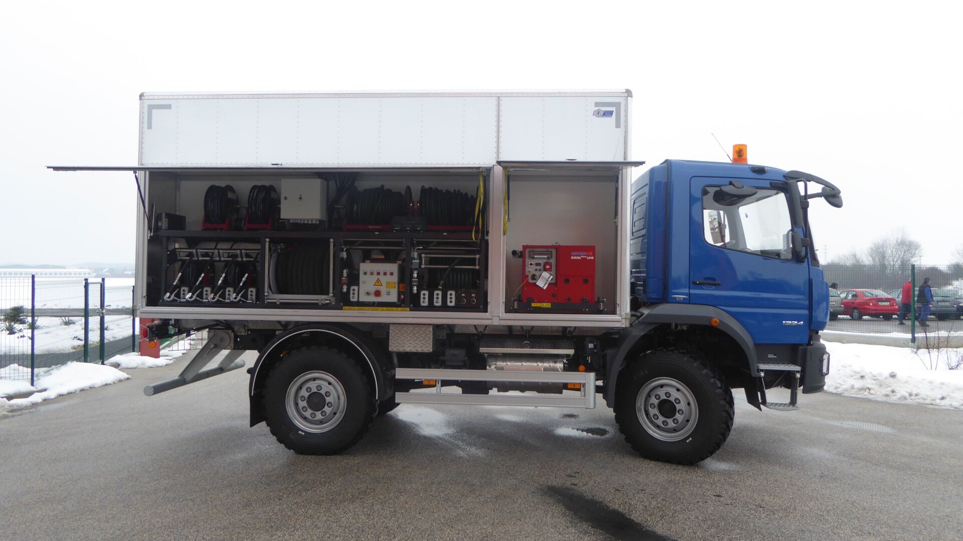 Skříňové servisní moduly na oleje, tuhá maziva a další tekutiny a pro realizaci servisních operací typ CN-MV - Obrázek 6